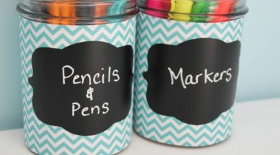 How to Make Faux Chalkboard Labels
