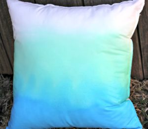Earth Day Ombre Pillow