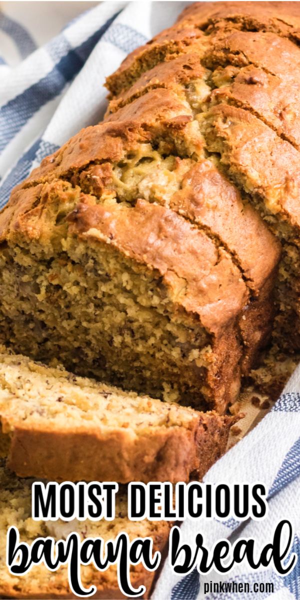 Passed down from generations, this moist banana bread recipe is one of the best and one of the easiest banana bread recipes you can make. Made with delicious ripe bananas, flour, sugar, butter, and all the goodies to make this mouthwatering treat a surprise breakfast or dessert.