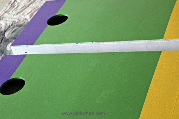 DIY Create Your Own Corn Hole Tailgating Game Using Scotch Colors and Patterns Duct Tape #scotchducttape