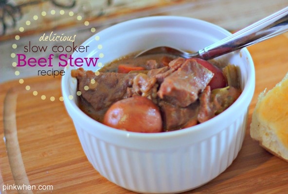 Delicious Slow Cooker Beef Stew Recipe that tastes like you have been cooking for hours!