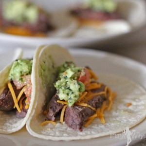 Filet Mignon Soft Tacos Recipe perfect for Cinco De Mayo! | PinkWhen.com