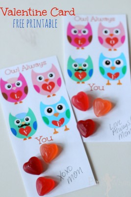 Owl Always Love You Valentine Card Free Printable