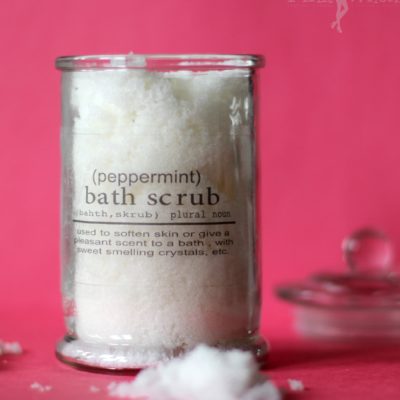 Peppermint Sugar Bath Scrub