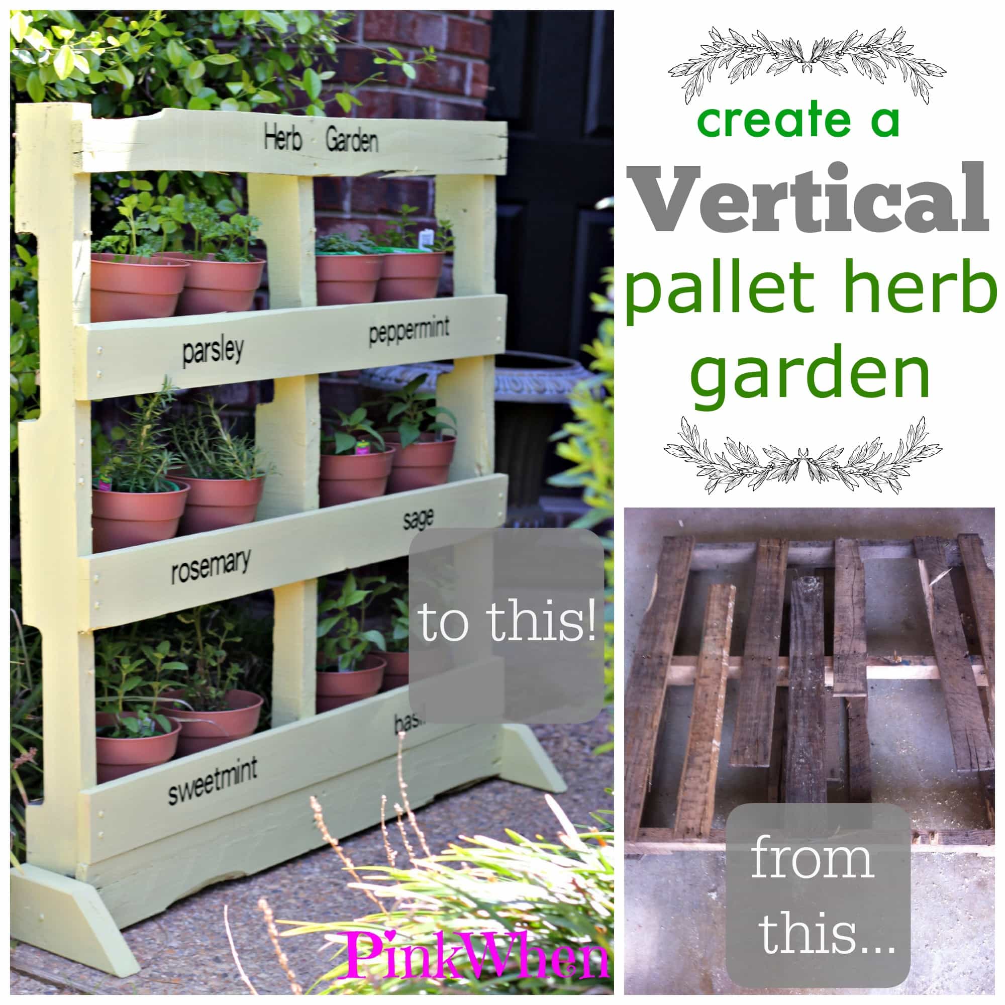 creating a vertical pallet