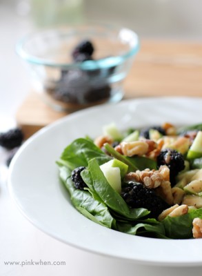 Healthy Salad and Dressing Recipe #DressingItUp | PinkWhen.com