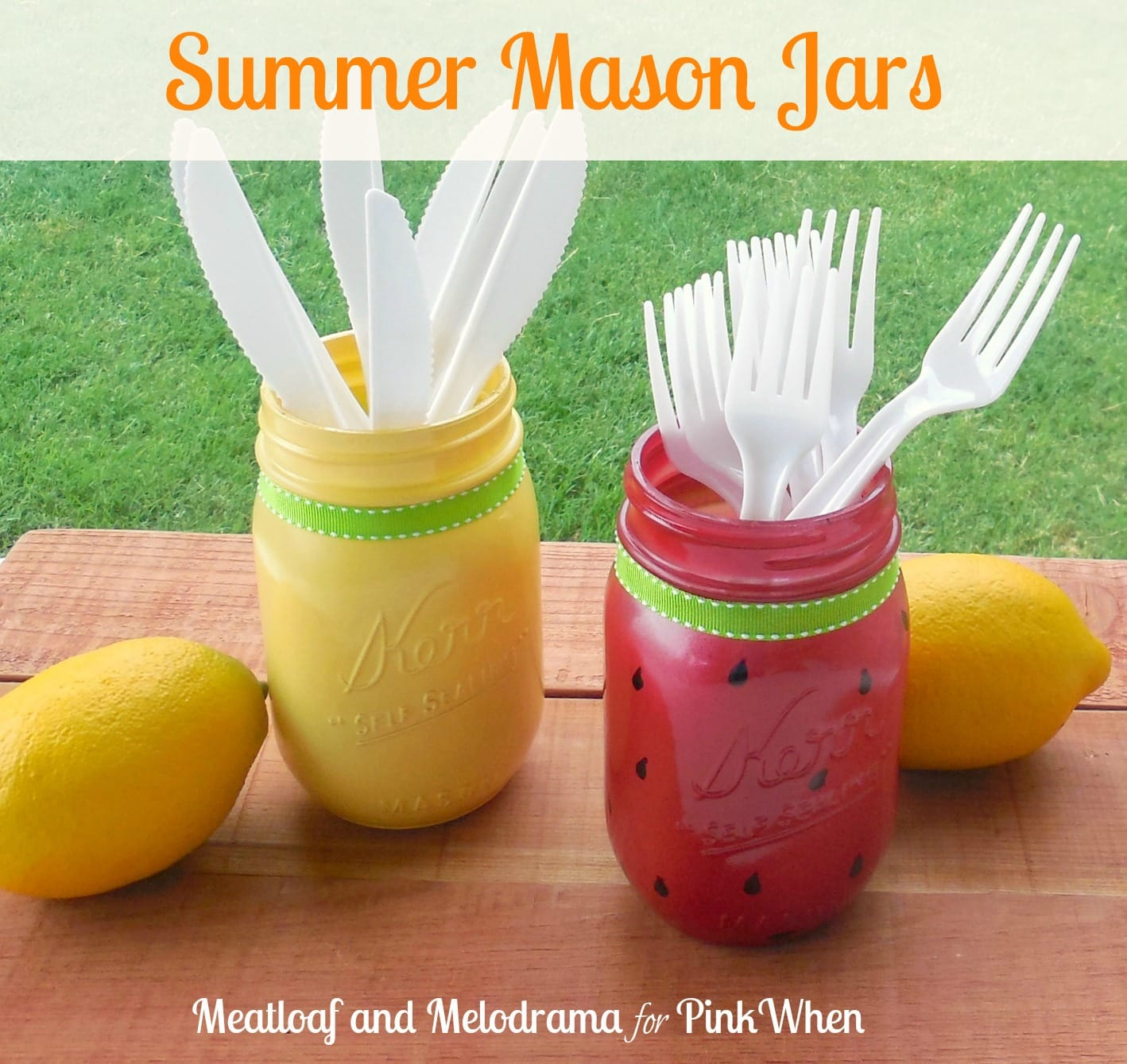 Summer Mason jars