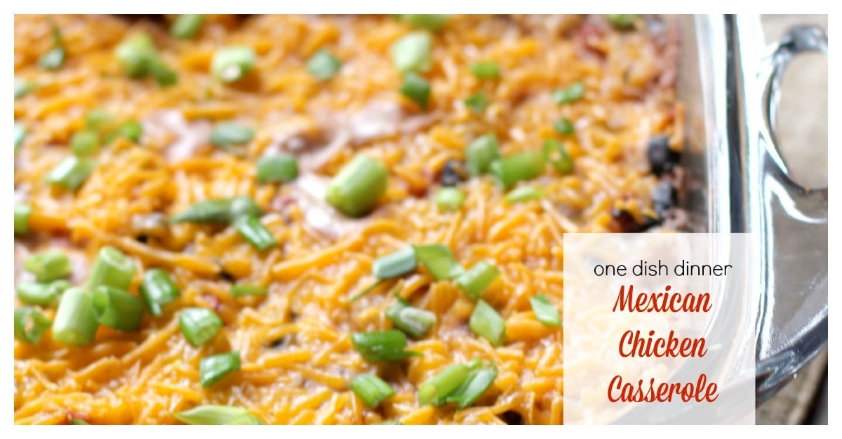 Delicious Mexican Chicken Casserole - PinkWhen