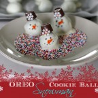 OREO Cookie Ball Snowman Recipe