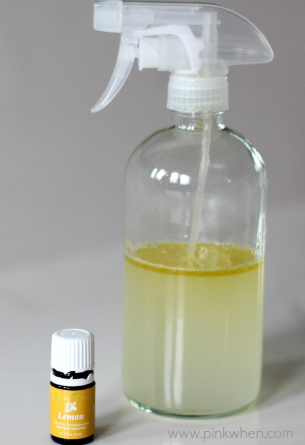 Homemade All Natural Lemon Scented Dusting Spray 