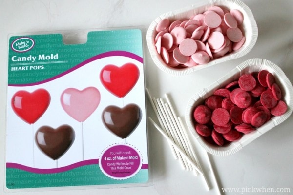 Valentine Chocolate Heart Pops