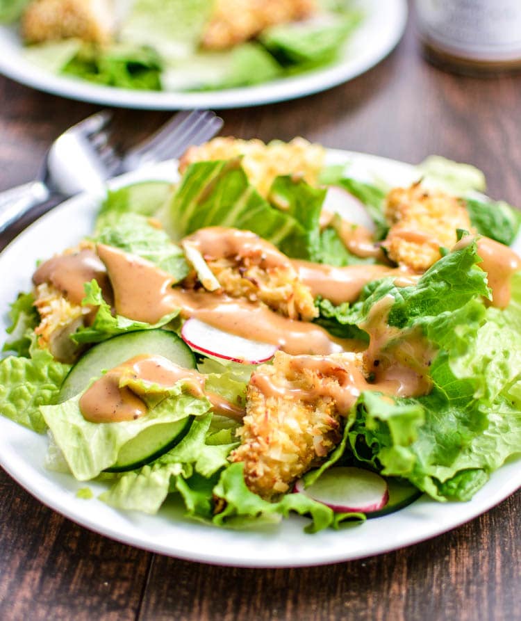 Crispy Coconut Chicken Salad Recipe