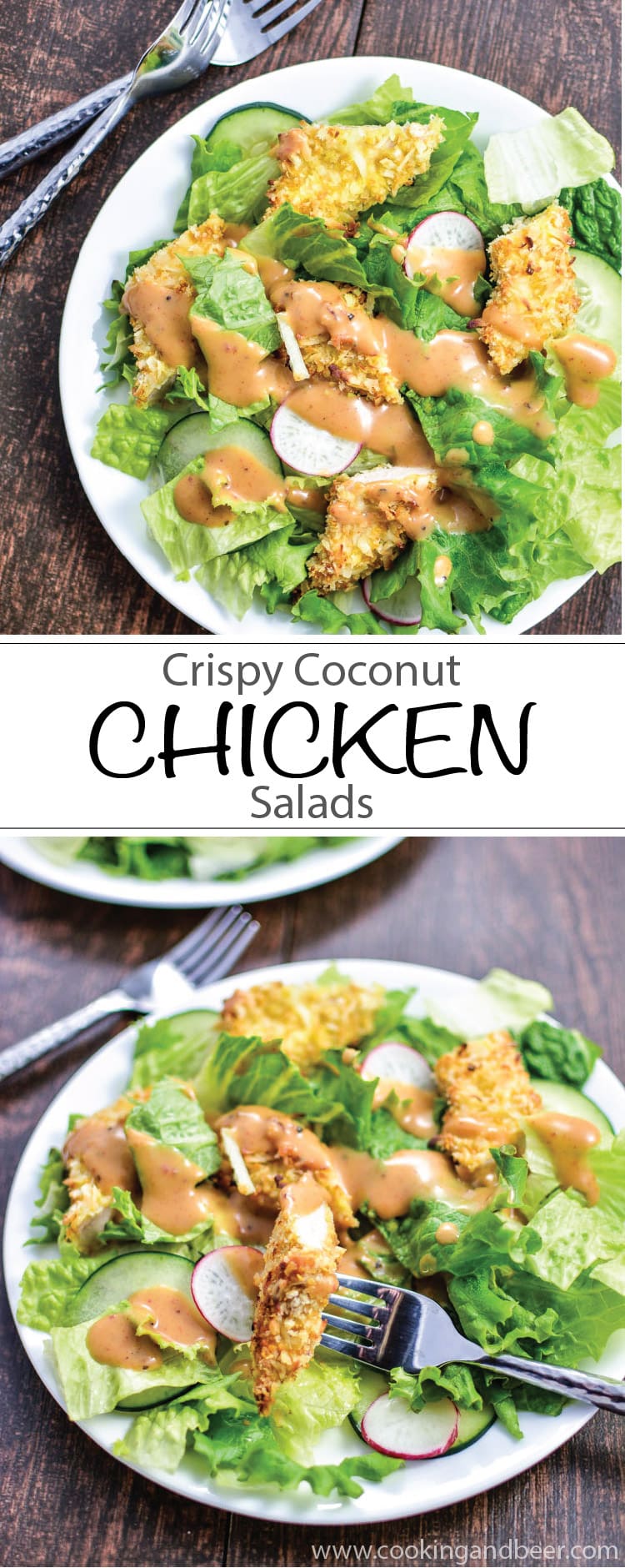 Crispy Coconut Chicken Salad Recipe