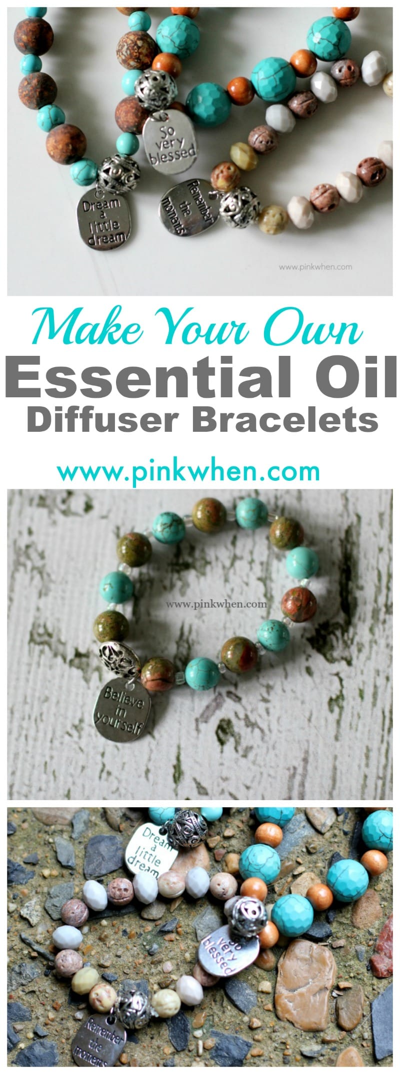 DIY Essential Oil Diffuser Bracelets