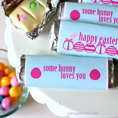 Easter Candy Bar Recipe and Printable Wrapper