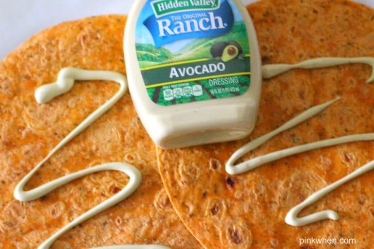 Avocado Ranch Turkey Tomato Cheese Wrap @PinkWhen