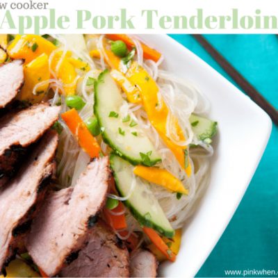 Slow Cooker Apple Pork Tenderloin