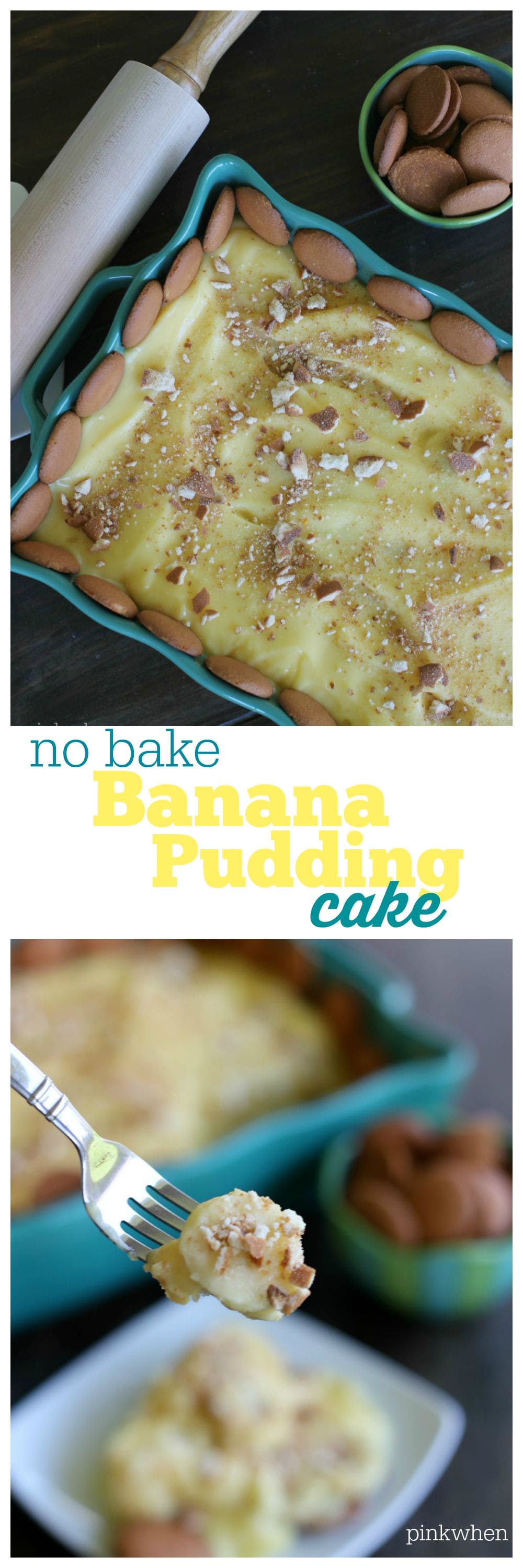 No Bake Banana Pudding Cake