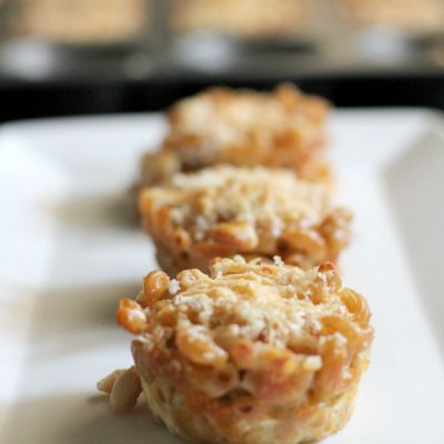 Homemade Macaroni and Cheese Muffin Cups
