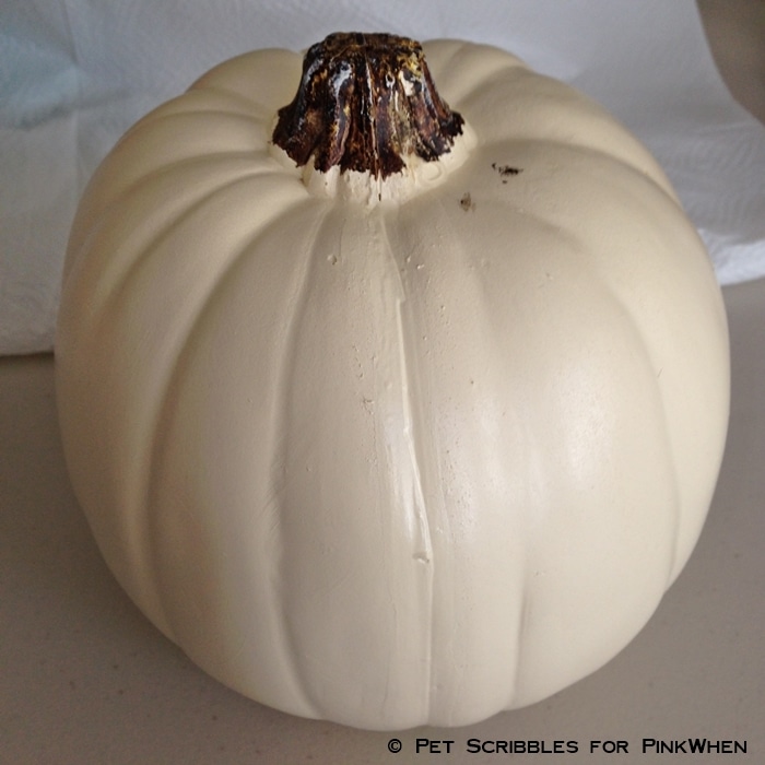 faux pumpkin for crafting