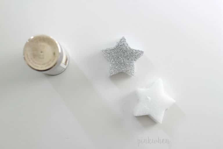 DIY Christmas Gift Tags made from Styrofoam! Moose and Stars! | PinkWhen