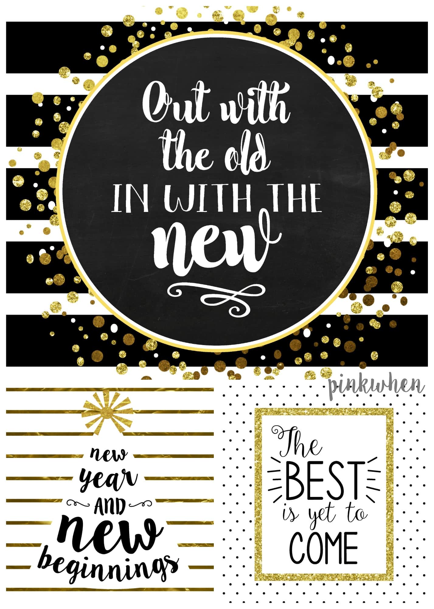 FREE New Years Printables Pack PinkWhen