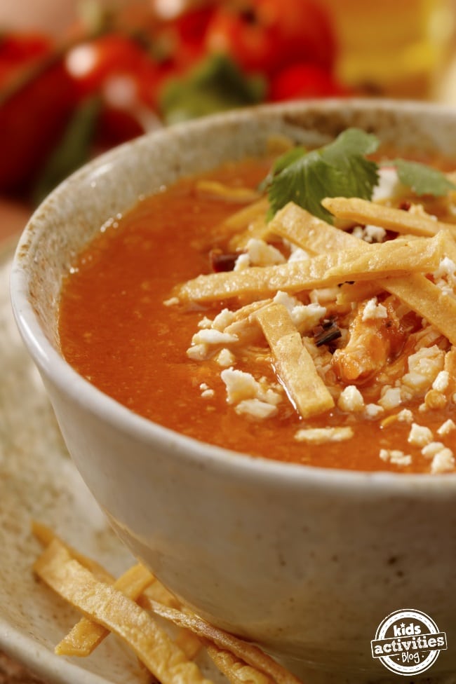 Copycat Chili's Enchilada Soup is just one of many enchilada soup recipes you can find here! 
