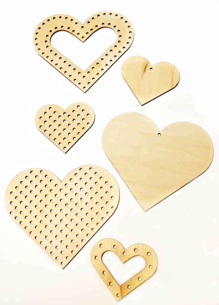 Valentine Heart Magnets - such a fun and easy diy valentine gift or decor idea.