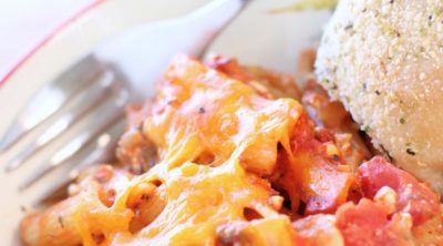 Delicious and cheesy Mostaccioli Bake | PinkWhen