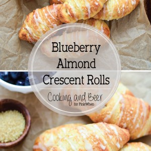As we start edging our way into spring, I can't help but think about all the delicious food that comes along with it. These blueberry almond crescent rolls are one of those recipes.