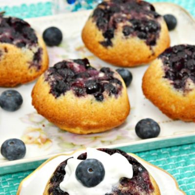 Upside-Down Blueberry Puffs Brunch Recipe
