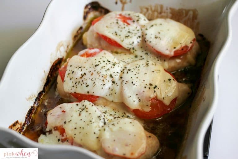 Basil Infused Balsamic Oven Baked Chicken