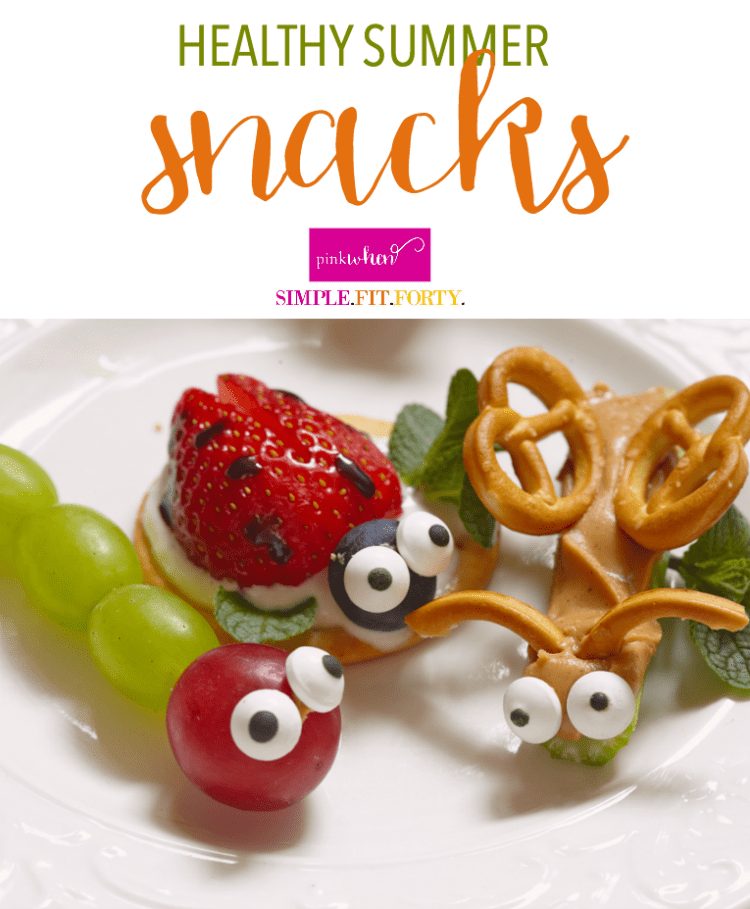 Healthy Summer Snacks with a little fruit and vegetable creativity.