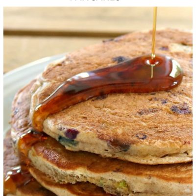 Clean Eating Blueberry Zucchini Pancakes