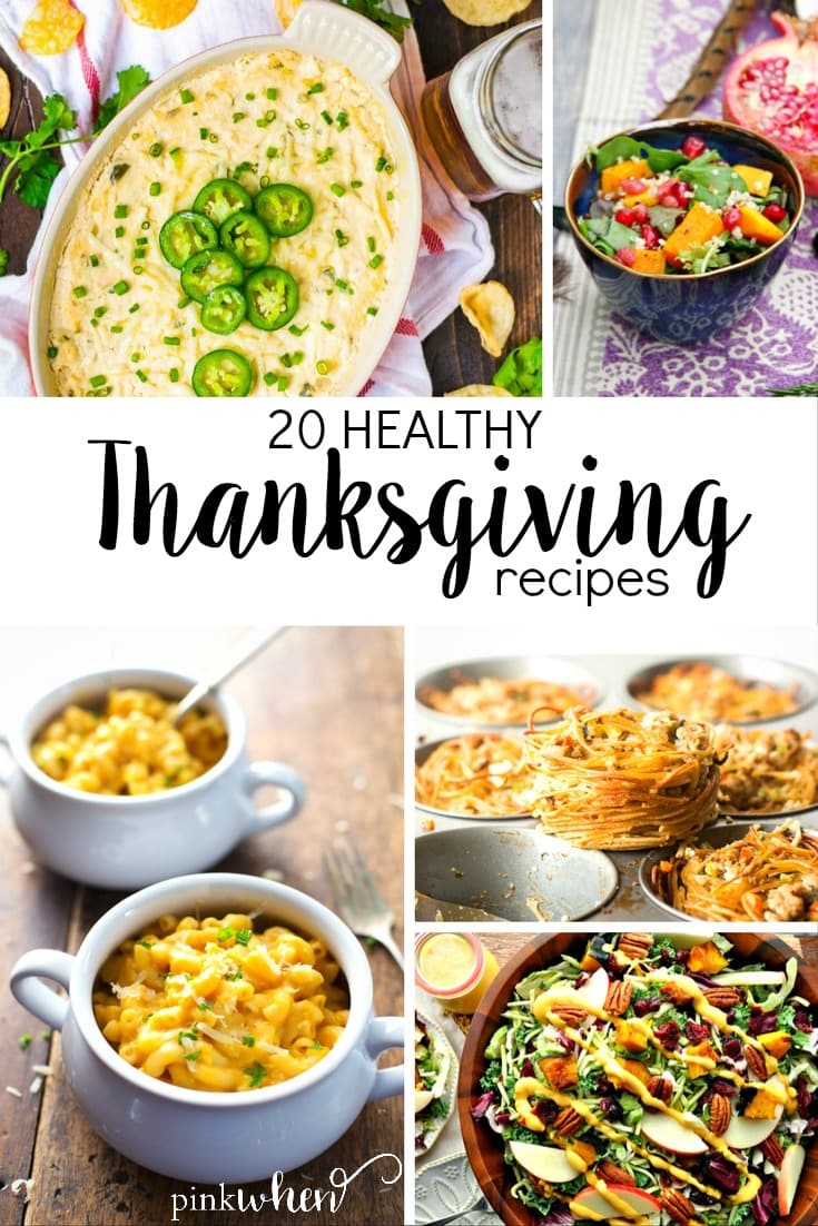 Dishes don't have to be fattening! Check out these 20 Healthy Thanksgiving Recipes for this holiday season. 