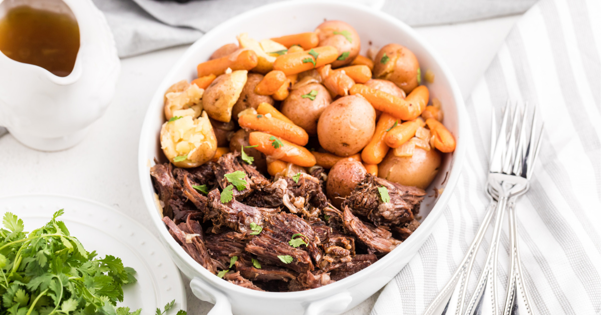 Instant Pot Pressure Cooker Pot Roast Recipe PinkWhen