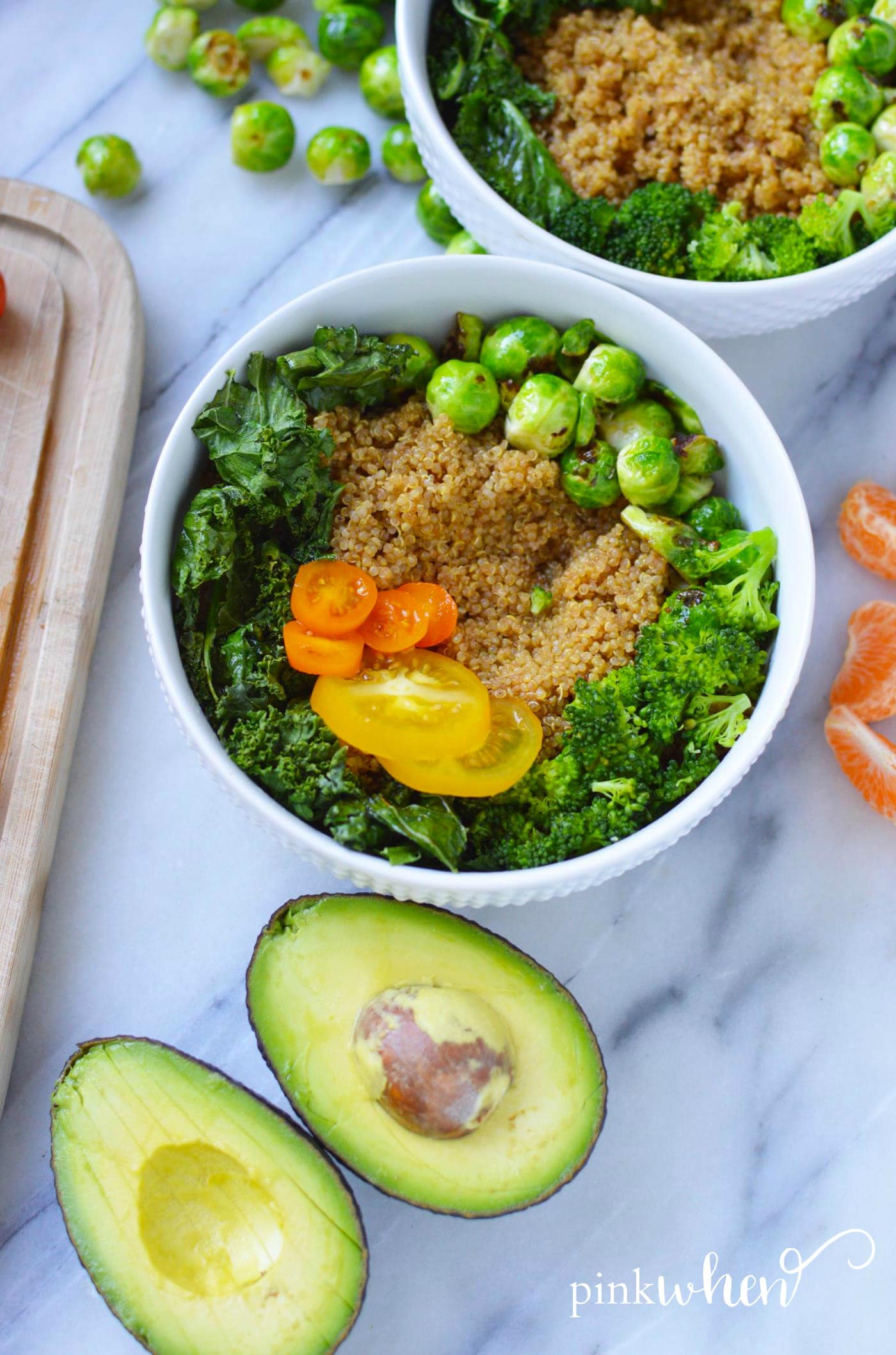 Easy Instant Pot Quinoa Grain Bowl. Learn how to make Quinoa with the Instant Pot and create a healthy grain bowl. 4