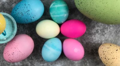 Another great way to use your instant Pot is with this Easy Instant Pot Easter Egg Recipe! In just five minutes you will have bright, beautiful Easter Eggs!