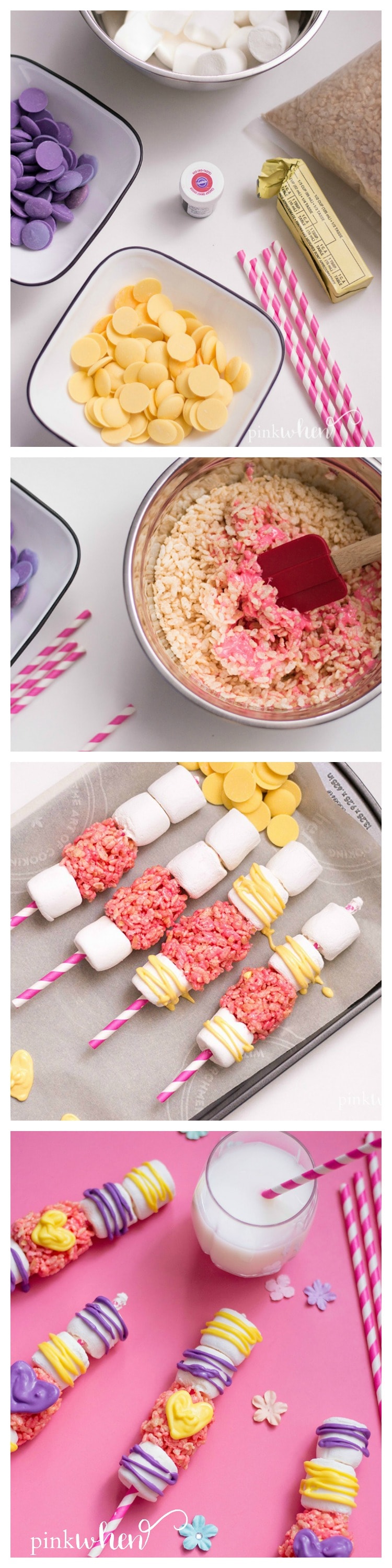 A cute and simple treat, these Mothers Day Dessert Skewers are fun for mom and kiddos! #MothersDay #DessertIdeas