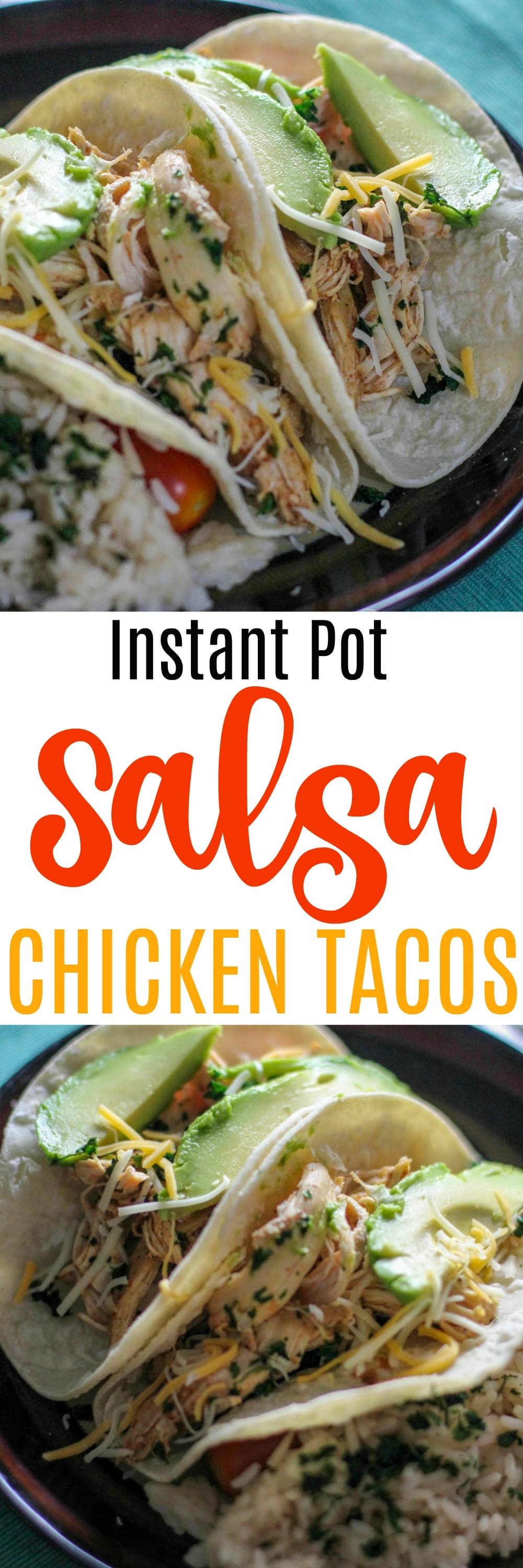 Instant Pot Salsa Chicken Tacos are so delicious, and probably the easiest Instant Pot Chicken Tacos recipe on the internet. 