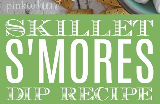 Skillet S'mores Dip Recipe - Easy Smores Dip in under 10 minutes from start to finish!