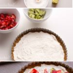 The Ultimate Dessert Fruit Pizza Recipe. Friends and family will be excited for this delicious treat! #fruitpizza #fruitpizzarecipe #dessertpizza #dessertideas