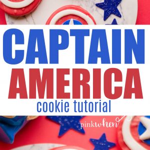 Captain America Shield Cookies #CaptainAmericaShield #CaptainAmericaParty #Avengers