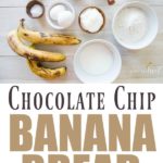 Chocolate Chip Banana Bread, simple amazing! #chocolatechipbananabread #bananabreadrecipe #bananabread