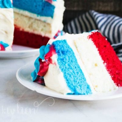 Red White Blue Layer Cake Recipe