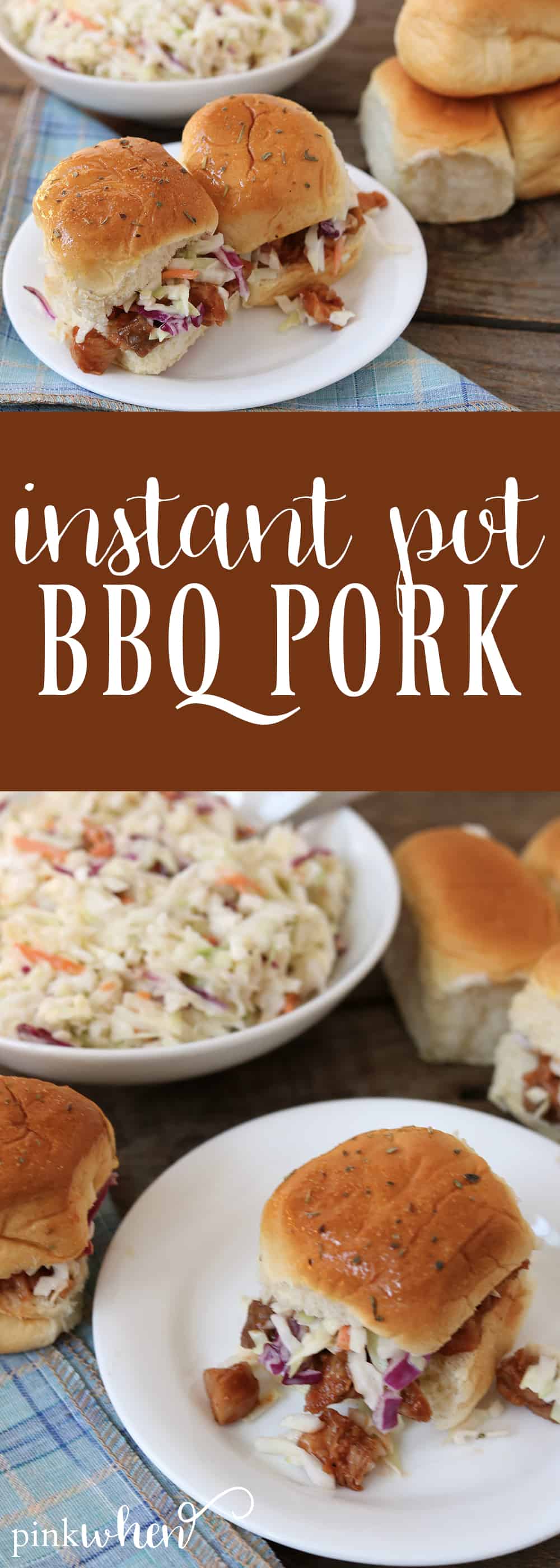  This bbq pork recipe is easily one of our favorites lately - it's SO GOOD! It's even better that it's a bbq pulled pork instant pot recipe so it makes dinner quick and easy. It's savory, sweet, and crazy good. It's a bbq pork recipe your entire family is sure to love!