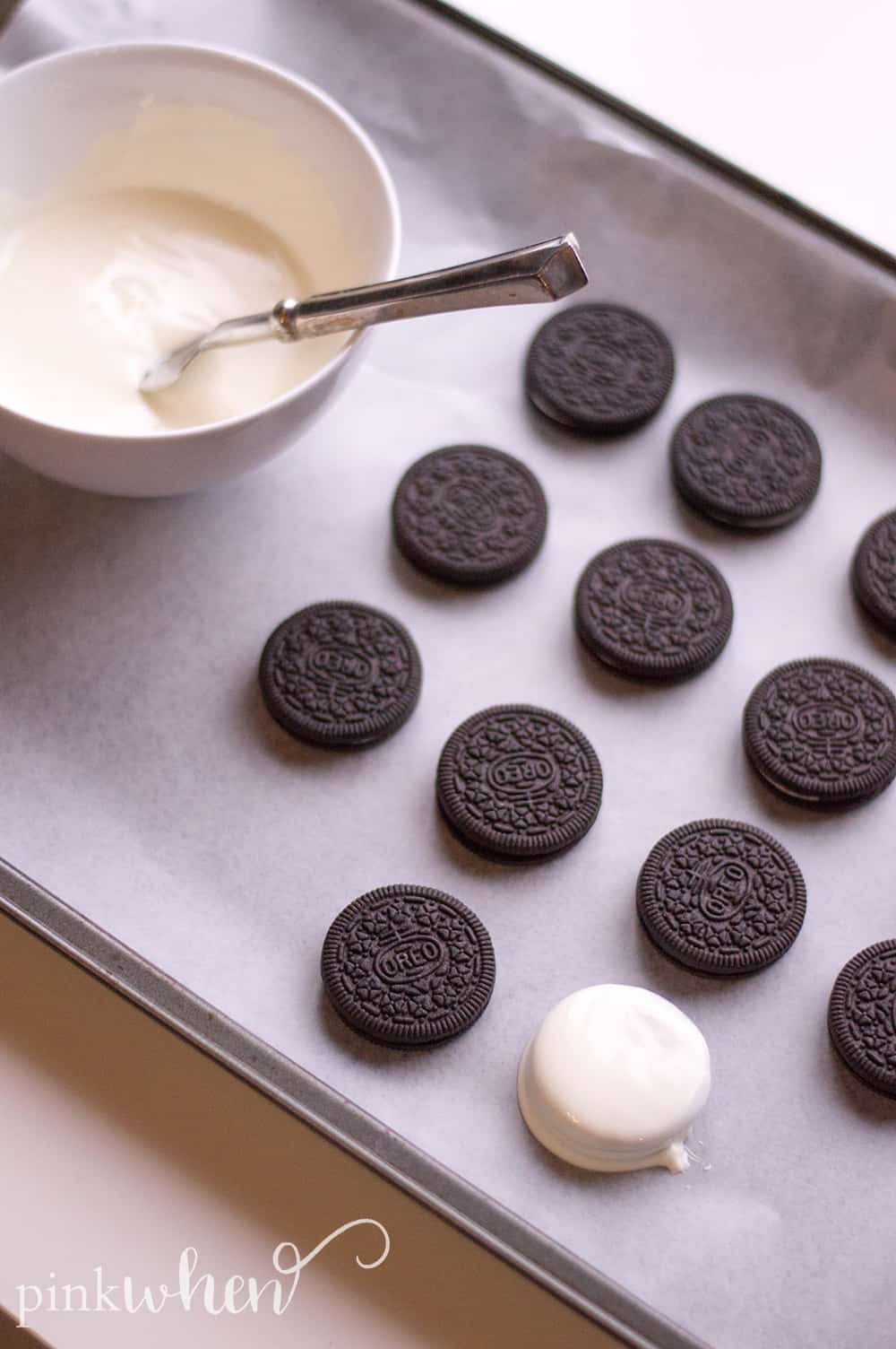 This is a newly loved easy no bake dessert recipe - with a fun twist on OREO cookies that kids will love! These sweet lamb OREO cookies are so sweet, fun, and delicious! These easy no bake OREO cookies will be an absolute hit with the kids!