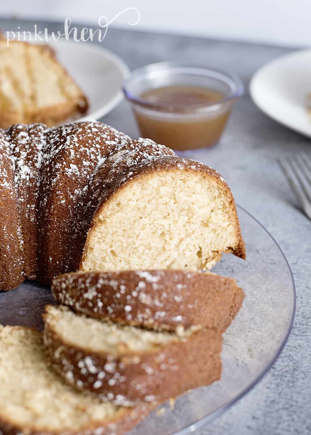 This BROWN SUGAR BUNDT CAKE is a must do recipe. It's one of the best, moist cake recipes I have had in a LONG time. Check it out! #bundtcake #cakerecipe #dessert