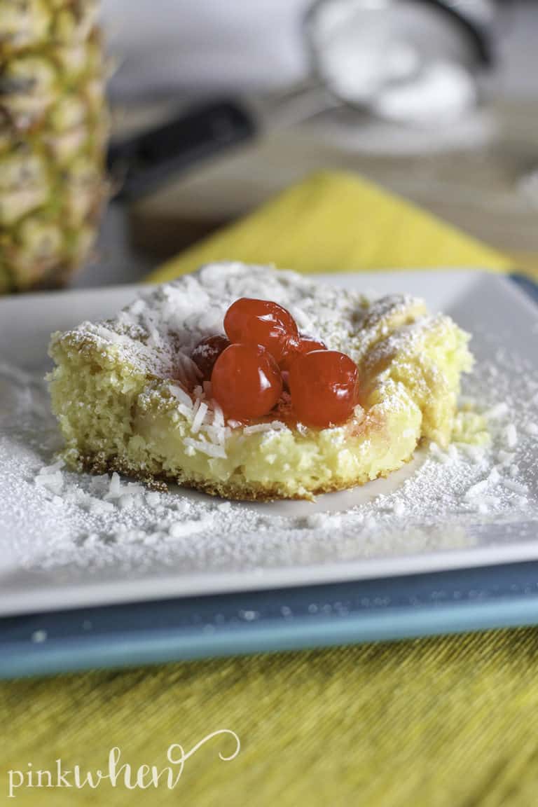 Pineapple Cake Mix Cookie Bars PinkWhen