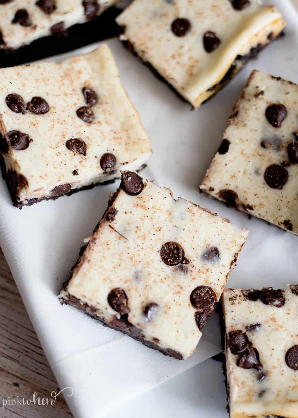 A delicious and easy treat for the holidays, Chocolate Chip Eggnog Bars! 